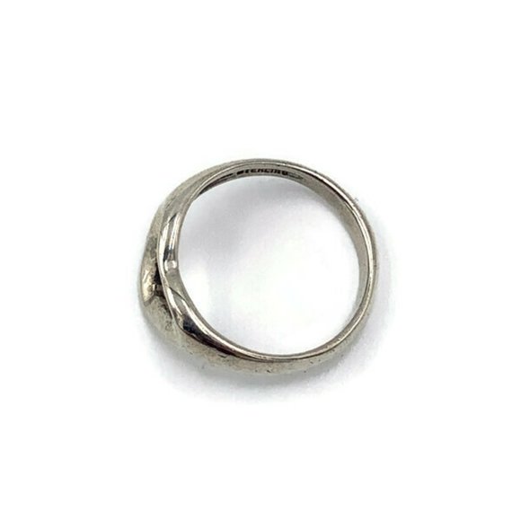 Authentic Tiffany & Co 925 Silver Open Heart Ring - Picture 6 of 11